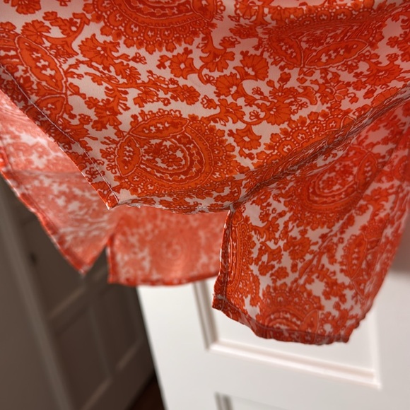 J.Crew Classic-fit drapey cupro-blend shirt in floral crown BQ751 - Picture 8 of 8